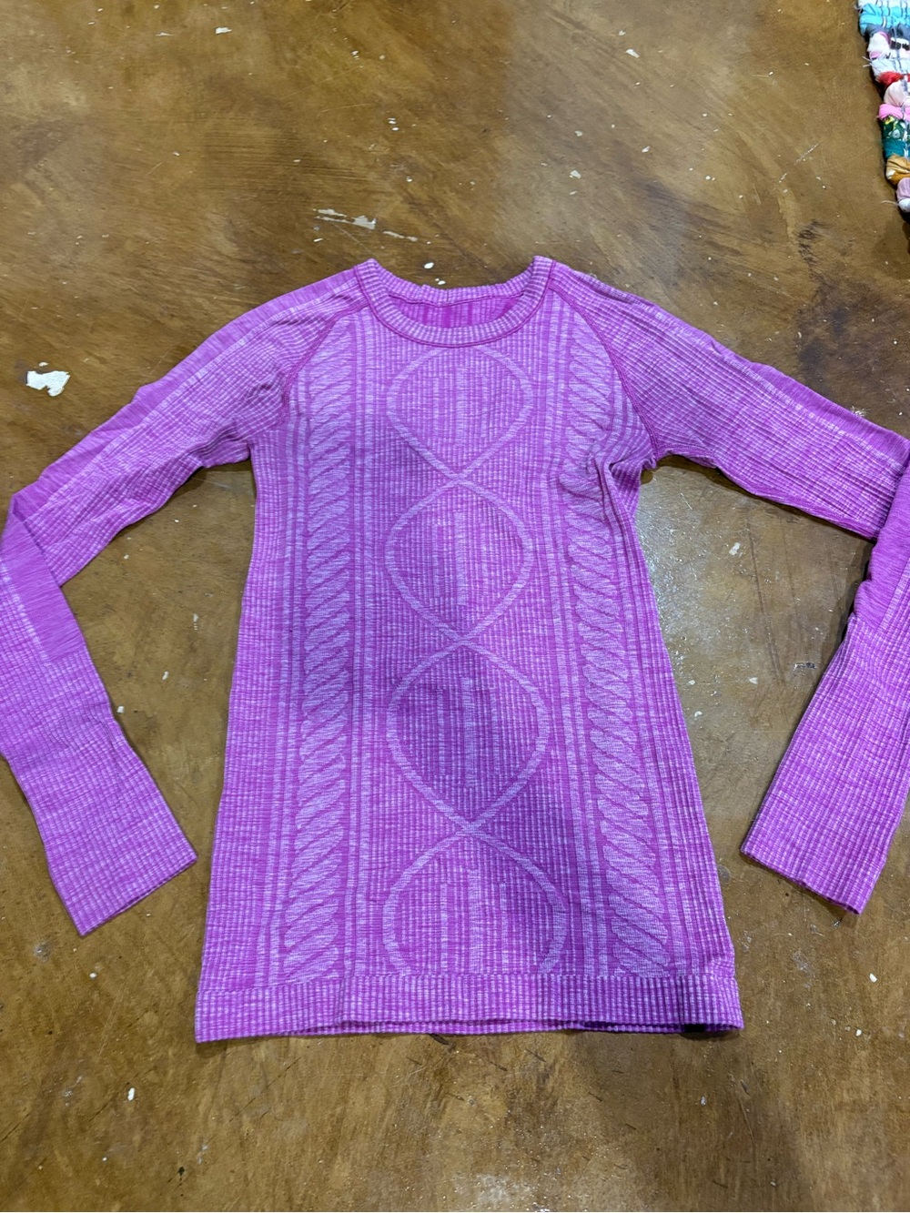 lululemon athletica Women's Long Sleeve Knit Top - Pink